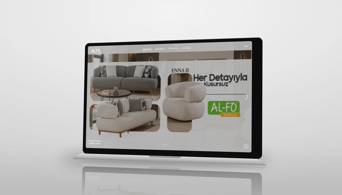 AL-FO Mobilya Ürün Kataloğu Web Sitesi